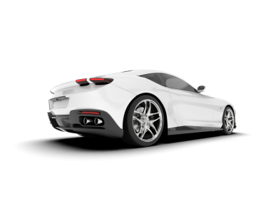 araba beyaz renk vektör illüstrasyonu