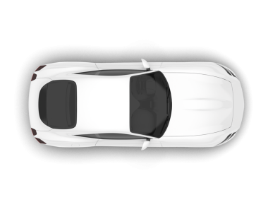 araba yan görünümü, 3 boyutlu illüstrasyon