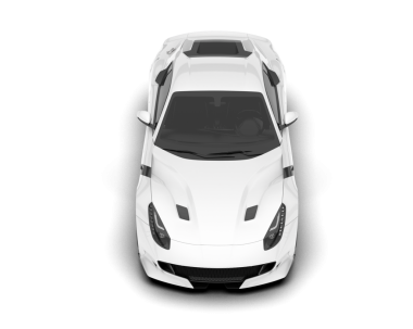 Araba beyaz arka planda izole edilmiş. 3D görüntüleme - illüstrasyon