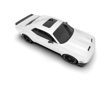 beyaz araba beyaz zemin üzerine izole