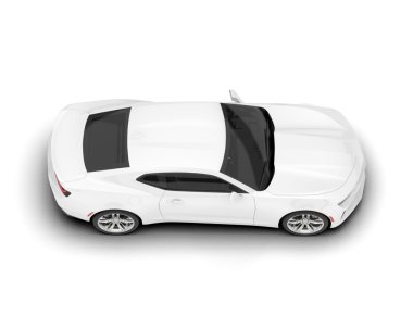 Beyaz arka planda beyaz, modern bir araba. vektör