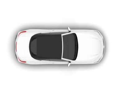 araba beyaz arkaplanda izole edildi