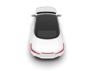araba beyaz arkaplanda izole edildi