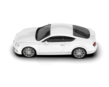 Gri arka planda beyaz lüks araba..