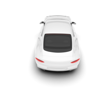 araba beyaz arkaplanda izole edildi.