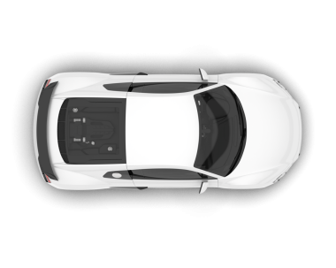 Siyah arkaplandaki araba