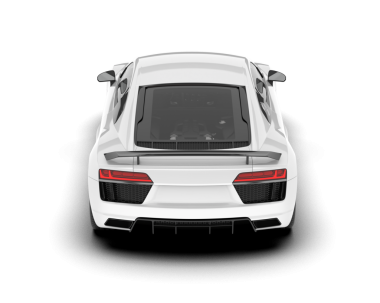 beyaz modern araba arka planda