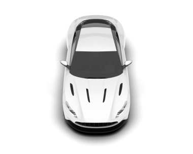 beyaz arkaplanda izole edilmiş araba 3 boyutlu görüntüleme