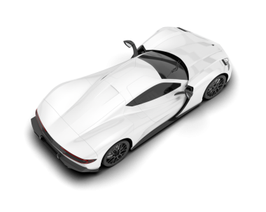 modern araba beyaz arka planda 3 d illüstrasyon