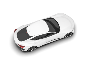 Modern spor araba. 3d oluşturma.