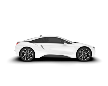 Modern araba. Vektör. beyaz arkaplanda izole.