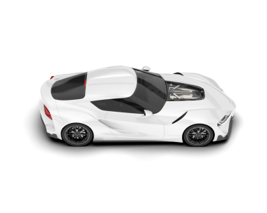 Bir spor arabanın 3 boyutlu canlandırması