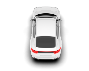 modern araba beyaz arkaplanda izole edildi