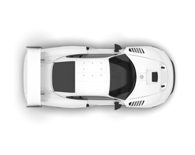 siyah arka planda siyah lüks araba - üst görünüm