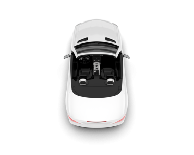 Modern araba beyaz arka planda izole edilmiş. 3d illüstrasyon