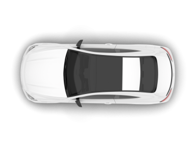 araba beyaz arkaplanda izole edildi