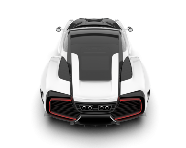 Modern lüks araba. 3d oluşturma