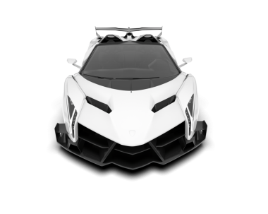 Modern yarış arabası - yukarıdan görünüm - 3 boyutlu illüstrasyon