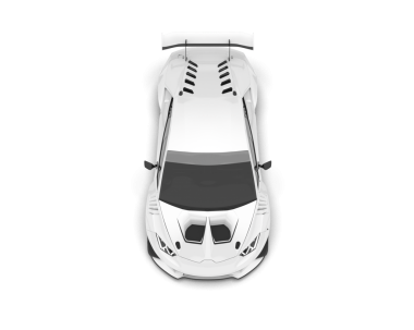 Modern spor araba. ön görünüm