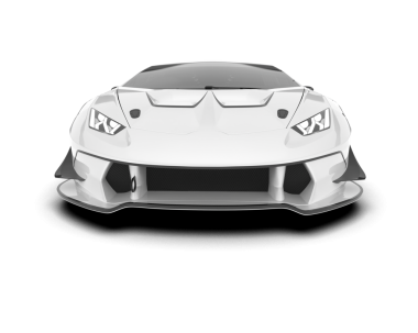 Beyaz arka planda araba