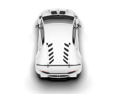 Siyah arkaplanda beyaz araba