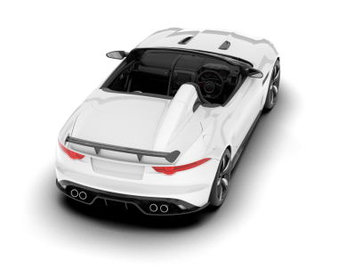 Araba modern izole edilmiş. 3d oluşturma