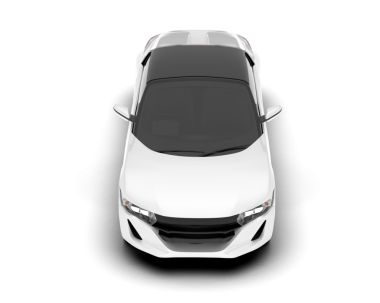 modern beyaz araba beyaz arka plan üzerinde izole