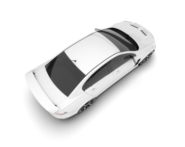 araba beyazda izole edildi