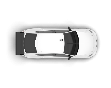 Modern araba manzarası. 3d oluşturma.