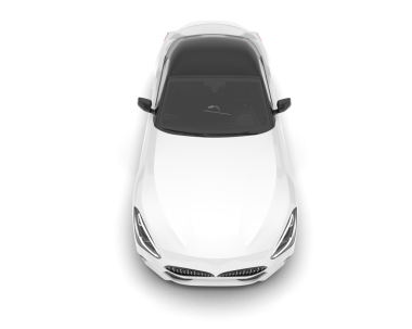 araba beyaz arkaplanda izole edildi.