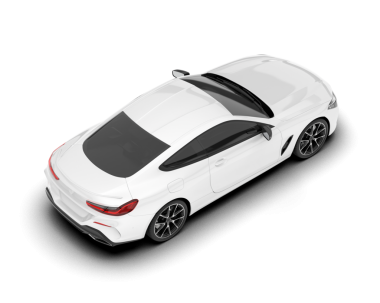 beyaz arkaplanda modern araba.