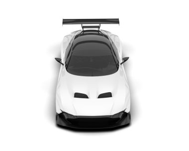 modern araba beyaz arkaplanda izole edildi