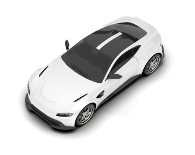 Modern araba. 3d oluşturma