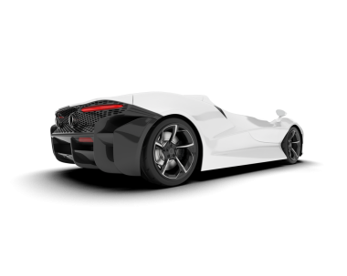 gerçekçi 3 boyutlu süper araba.