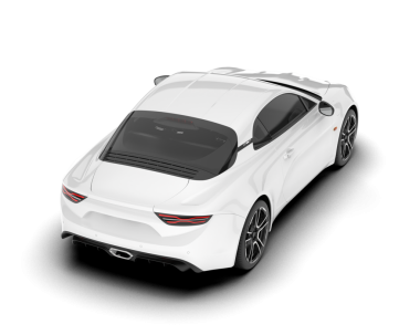 beyaz modern araba izole