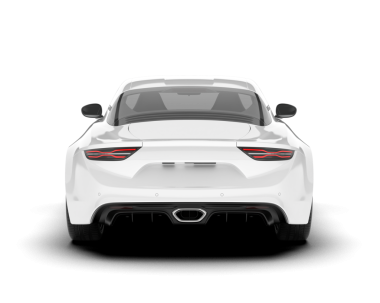 gerçekçi araba arkası görünümü