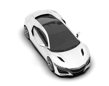 beyaz modern spor araba