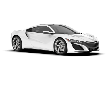 Beyaz arka planda izole edilmiş vektör gerçekçi süper spor araba.