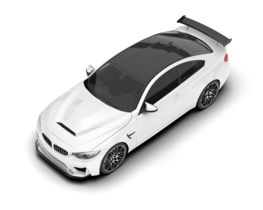 Modern araba. 3d oluşturma