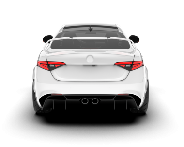 gerçekçi araba arkası görünümü