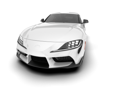 Beyaz arkaplandaki araba