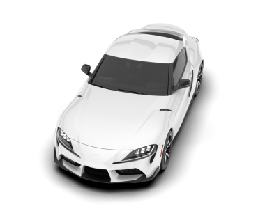 beyaz arka planda beyaz araba 3 d illüstrasyon