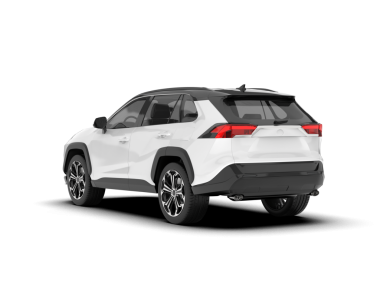 Modern bir arabanın gerçekçi 3 boyutlu görüntüsü