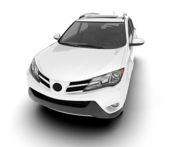 Siyah arka planı olan beyaz modern araba..