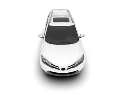 beyaz arkaplanda izole edilmiş araba 3 boyutlu görüntüleme