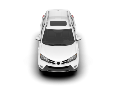 beyaz arka planda modern araba.