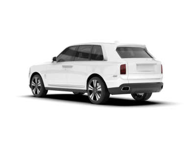 beyaz araba beyaz arkaplanda izole edildi