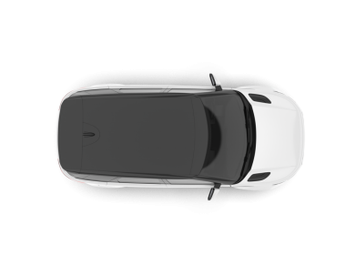 Araba beyaz arka planda izole edilmiş. 3D görüntüleme - illüstrasyon