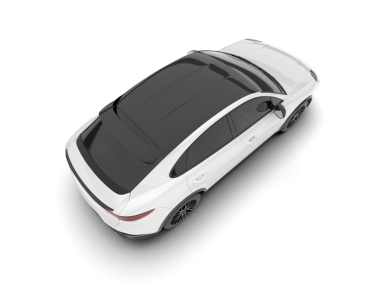 gerçekçi araba beyaz arkaplan vektör illüstrasyonunda izole