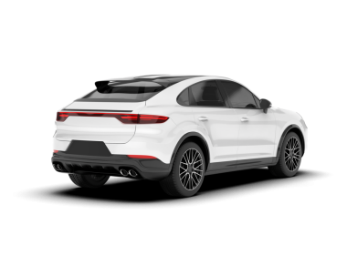 beyaz modern araba. 3d oluşturma